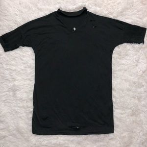 Distressed black dress!